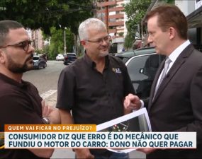 Patrulha do Consumidor: Mecânico erra ao consertar carro e dono de oficina tenta dividir prejuízo com cliente – Cidade Alerta