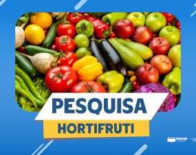 Procon Aracaju apresenta variação de preços de produtos hortifruti